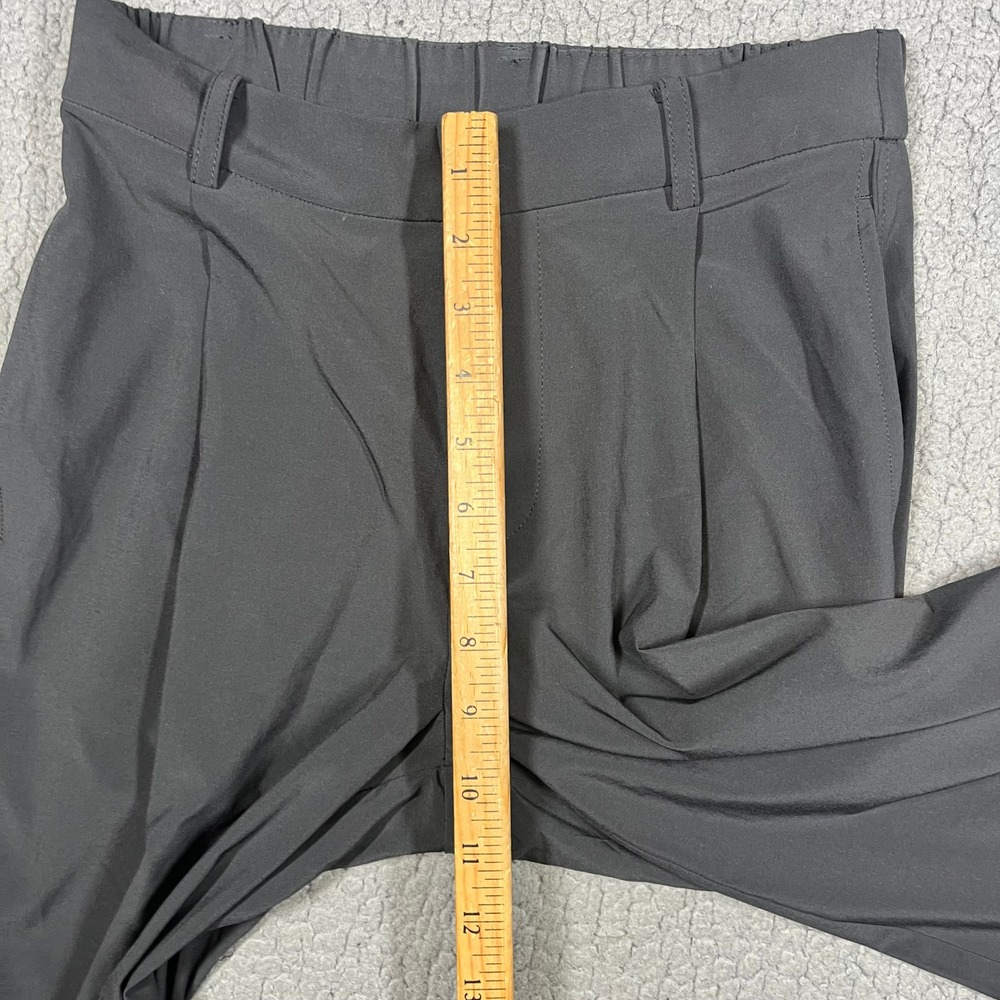 Vuori Villa Wide Leg Trousers Black Pleated Performance Pants VW4086 Womens XS - Picture 11 of 14